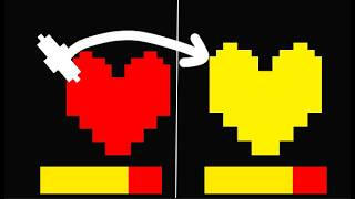 Undertale but every time we take damage, we swap